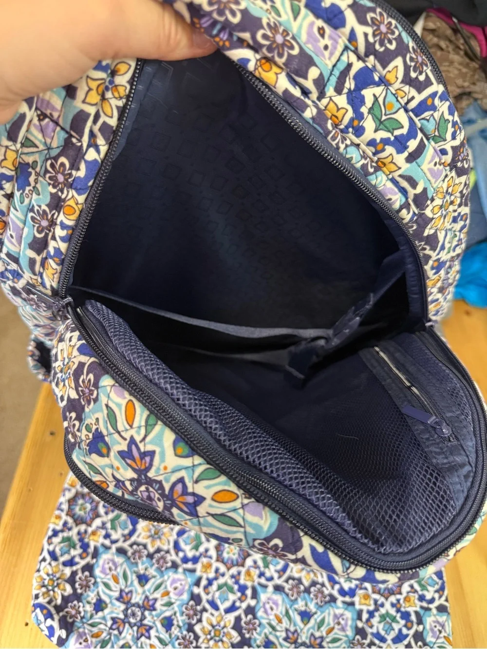 Vera Bradley Lisbon Medallion Retired Computer Bag‎ Backpack with Laptop Case